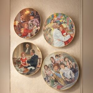 Vintage Annie Collector Plates Knowles Limited Edition 80s Daddy Warbucks